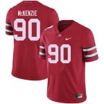 NCAA Ohio State Buckeyes Men's #90 Jaden McKenzie Red Nike Football College Jersey OLV1145QX